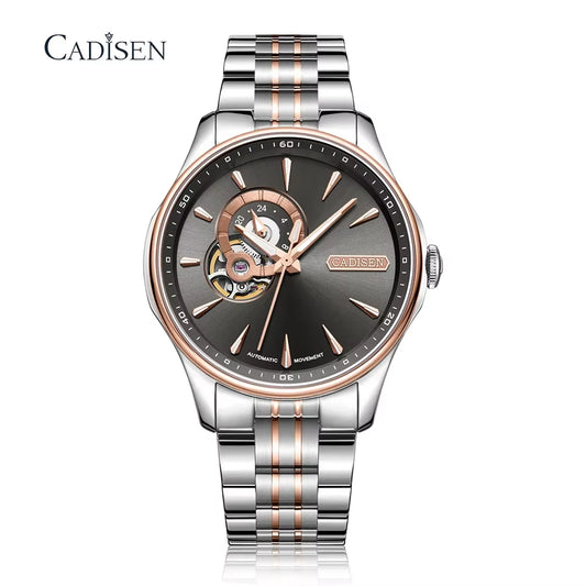 for Mens Watches Male Automatic Self-Wind Stainless Steel 5Atm Waterproof Business Nh39 Mechanical Movement Wristwatch