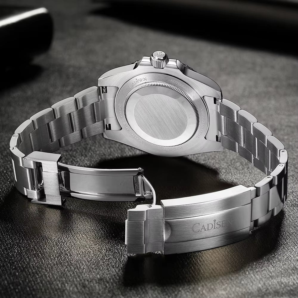 New Men Automatic Mechanical Watches NH35A Movement Stainless Steel Sapphire Glass Waterproof Men Watches Reloj Hombre