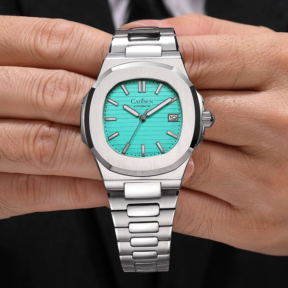 Men Watch Top Brand Luxury Mechanical Watch Male 100M Waterproof Japan NH35A Automatic Sapphire Wrist Watch Blue Clock