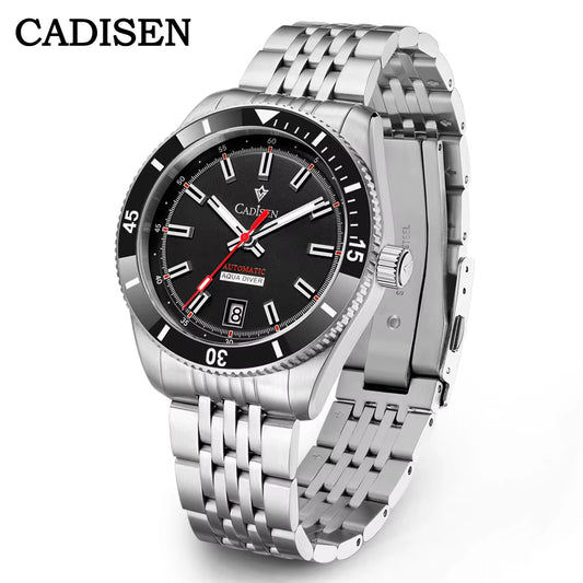 New Men'S Mechanical Wristwatch Japan NH35A Ceramic Bezel Sapphire Crystal 10Bar Waterproof Automatic Watch for Man