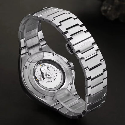 New Mens Watches Business Automatic Watch Men Japan NH35A Mechanical 40MM AR Sapphire 100M Waterproof Wristwatch